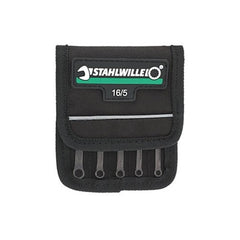 Stahlwille - 5pc 6-Point Series16 Cmbo Spanner Set (3.2mm - 5mm) - Textile Bag - Series 16 | SW16/5 PC- 96400902