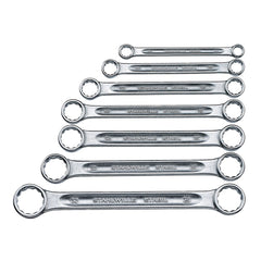Stahlwille - 7pc Double End Ring Spanner Set 8mm x 9mm - 20mm x 22mm - Series 21