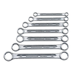 Stahlwille - 7pc Double End Ring Spanner Set 8mm x 9mm - 20mm x 22mm - Series 21 | SW21/7 - 96410503