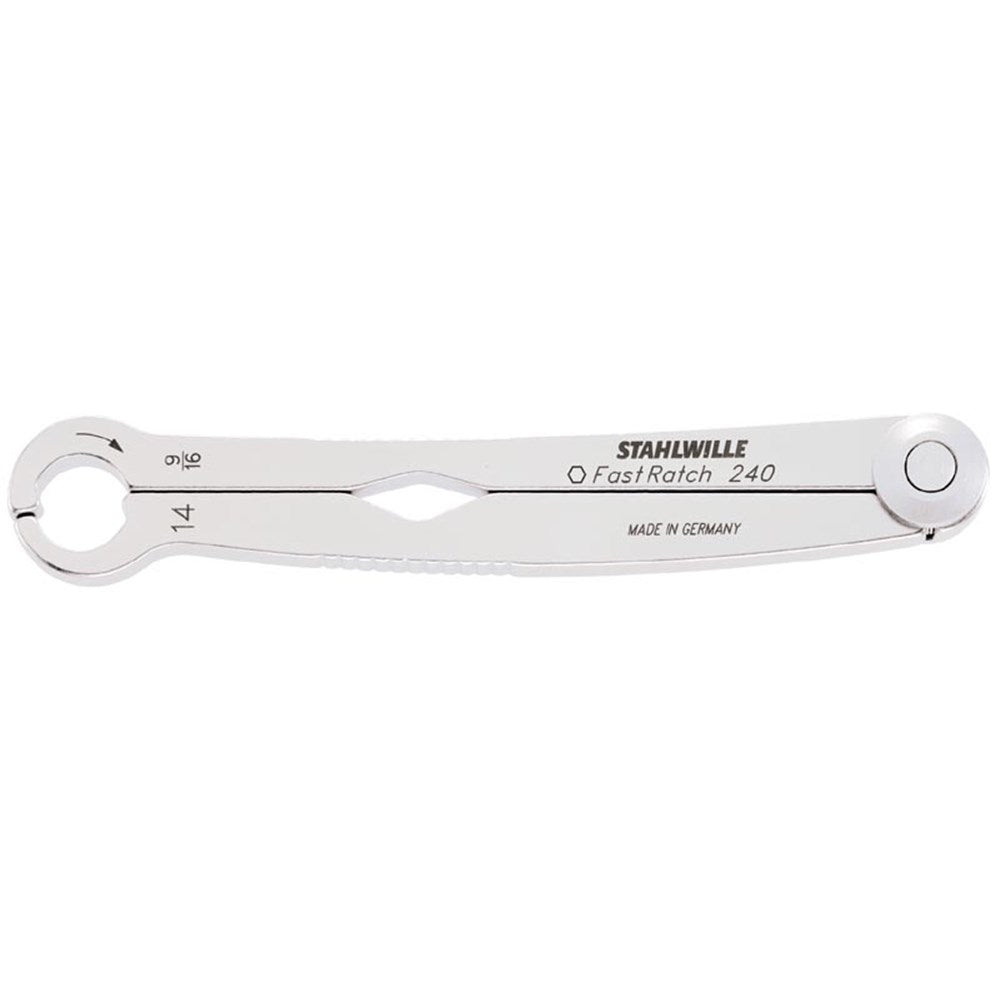 Stahlwille - Wrench Ratchet 11mm / 7/16"AF Fastratch - Stainless Steel - Series 240