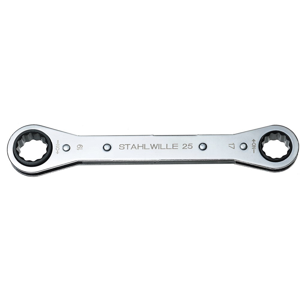 Stahlwille - 7mm x 8mm Ratchet Ring Spanner - Series 25