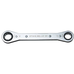 Stahlwille - 7mm x 8mm Ratchet Ring Spanner - Series 25