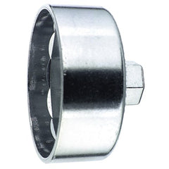 Stahlwille - 74mm 14-Point Oil Filter Socket 10mm Dia. Bore - 52mmheight - Series 3045 | SW3045 - 74370001