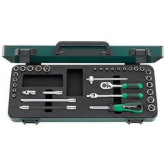 Stahlwille - 33pc 1/4" Drive Socket & Accessories Set 3.2mm - 14mm & 3/16" - 9/16" - Series 40 | SW40MA/25/8-96010162/ 96011162