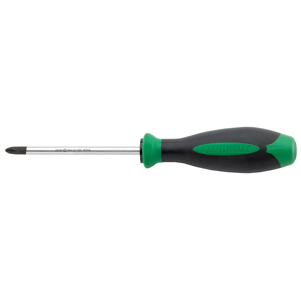 Stahlwille - 145mm Phillips #0 Drall+ Screwdriver 2-Componentonent Handle - Series 4630