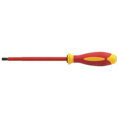 Stahlwille - 1.0 x 5.5 VDE Drall+ Screwdriver 125mm Long Slotted Blade - Series 4660 | SW4660 VDE 5 - 46603055