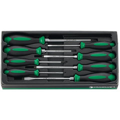 Stahlwille - 8pc Drall + Screwdriver Set 5 Slotted / 3 Philips Head - Series 4697 | SW4697 - 96469716
