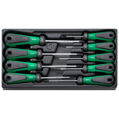 Stahlwille - 9pc 3-Component Drall Torx Screwdriver Set Tamper Resistant - Series 4899