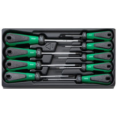 Stahlwille - 9pc 3-Component Drall Torx Screwdriver Set Tamper Resistant - Series 4899 | SW4899 - 96489910