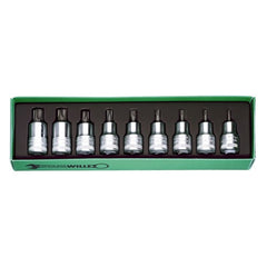 Stahlwille - 9pc 1/2" Drive Torx Socket Set (T20 - T60) - Series 54 | SW54 TX/9 - 93061004