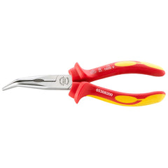 Stahlwille - Plier Snipe Nose Cutter VDE 200mm Bent Multi Comp Handle - Series 6530