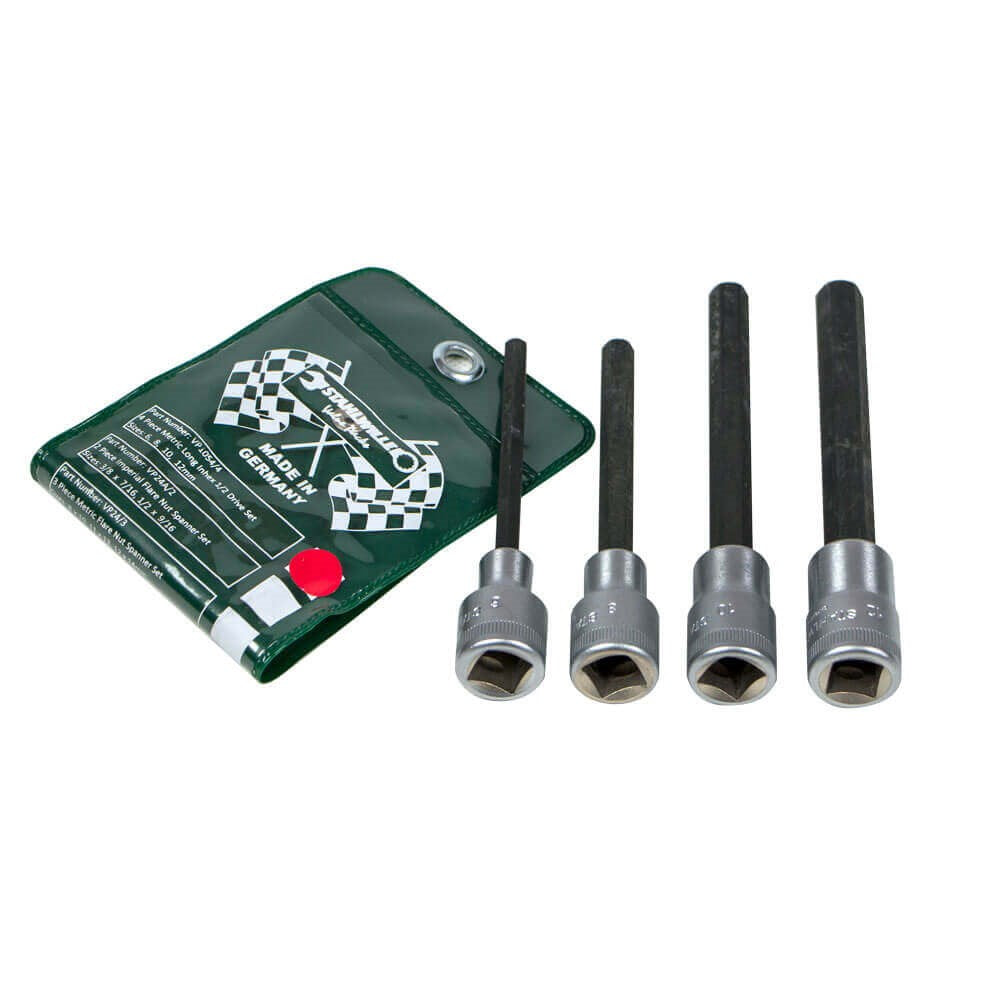 Stahlwille - 4pc Extra Long Hex (Inhex) Socket Set 4pc Value Pack - Series 1054