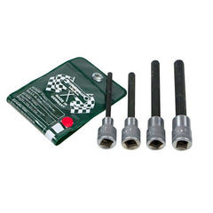 Stahlwille - 4pc Extra Long Hex (Inhex) Socket Set 4pc Value Pack - Series 1054 | SWVP1054/4