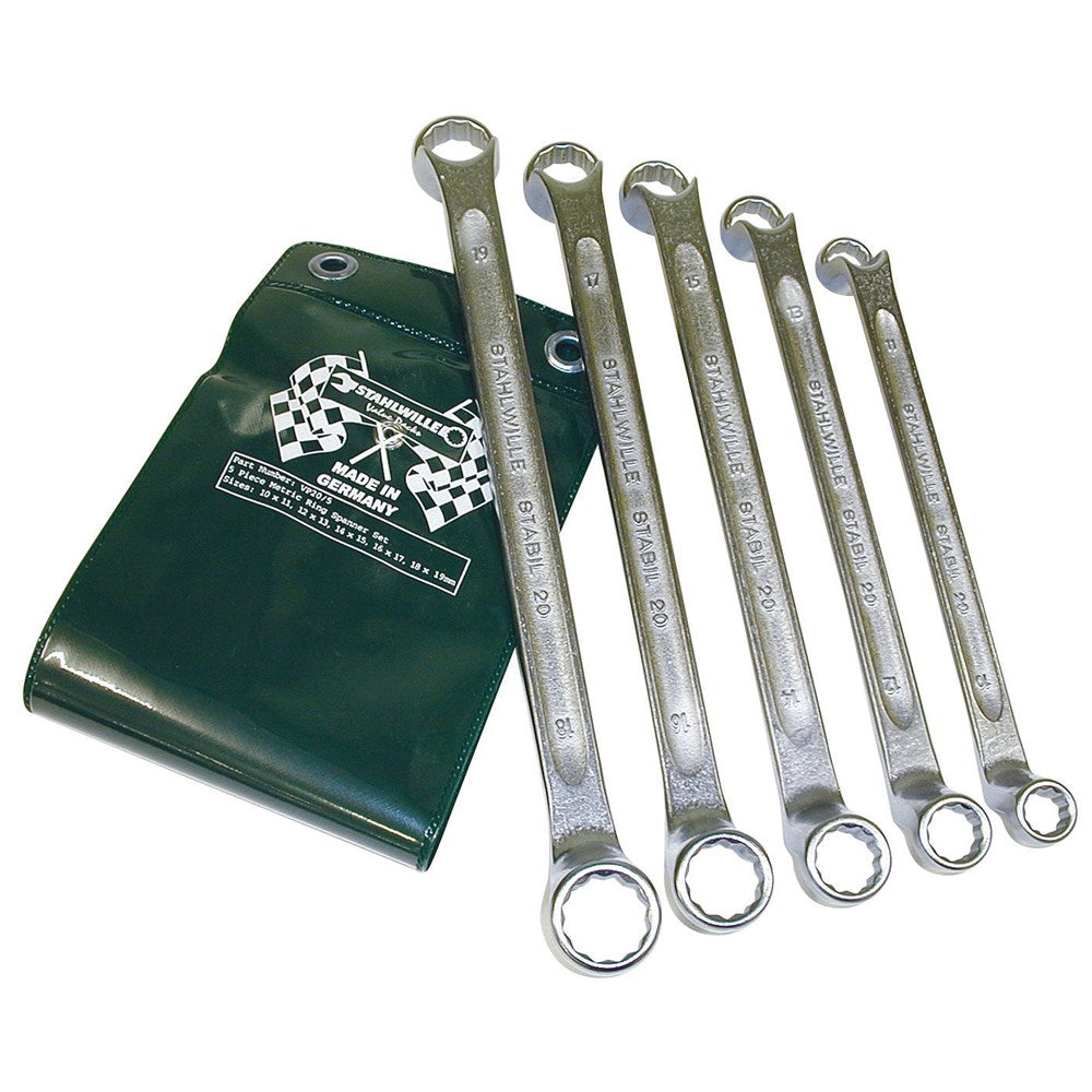 Stahlwille - 5pc Double End Ring Spanner Set (Value Pack) - Series 20