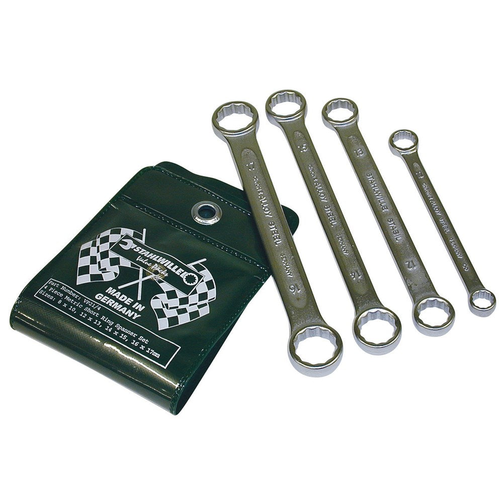 Stahlwille - 4pc Double End Ring Spanner Set (Value Pack) - Series 21