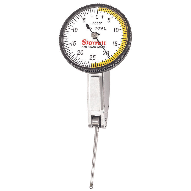 Starrett - White Dial .0005in Grad .030in Range w/out attch in case w/long ctpt | 709ALZ