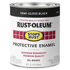 Rust-Oleum  - Stops Rust Semi-Gloss Black - Quart 946ml | 7798502