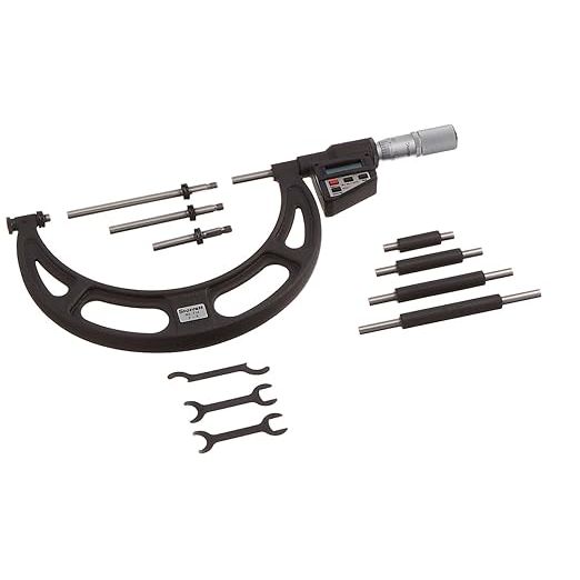 Starrett - Elec. Dig. Mic W/output 0-4in .00005in Res. Case | 714AAFLZ