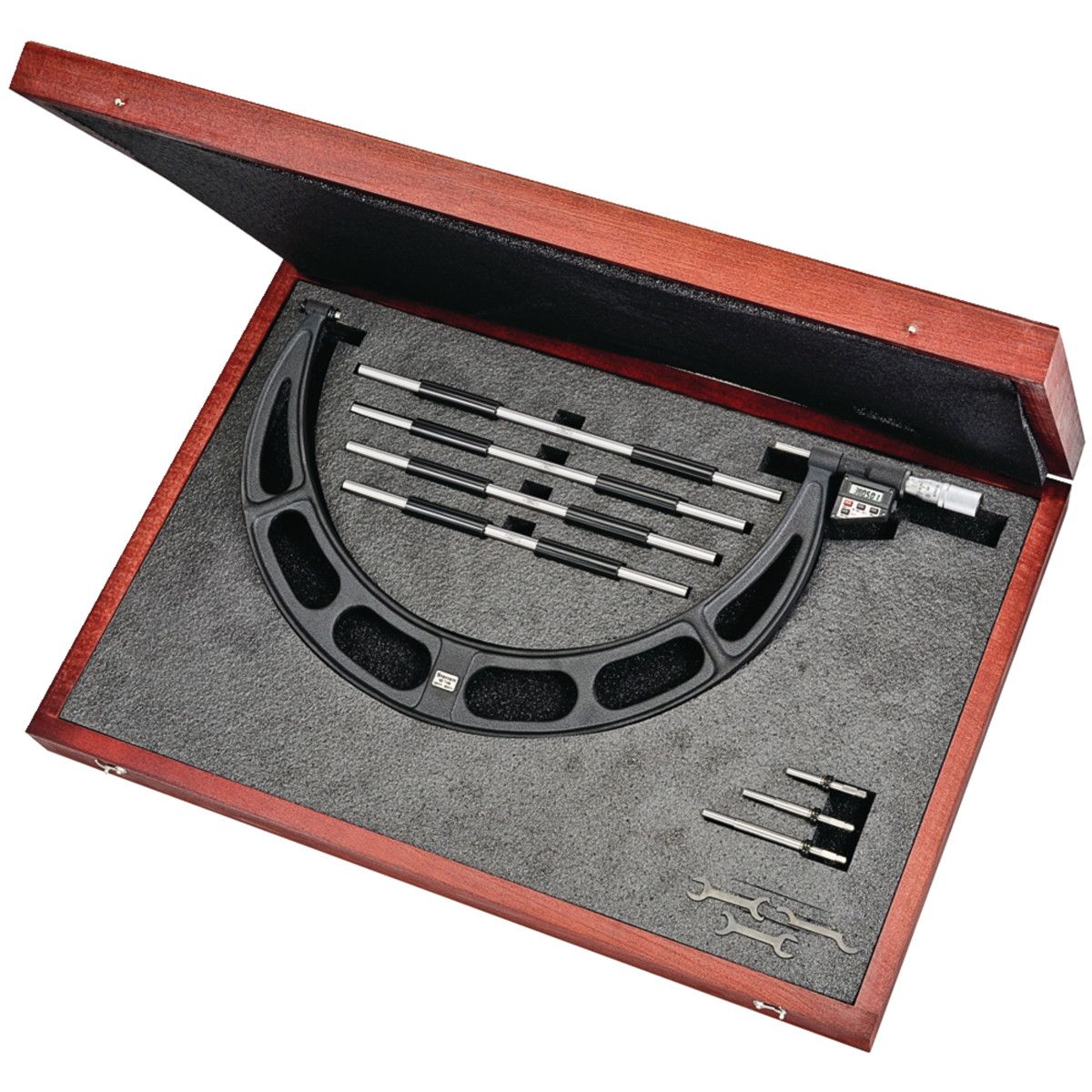 Starrett - Elec. Dig. Mic w/Output 300-400mm 0.001mm Res. Case | 714MEDFLZ