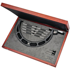 Starrett - Elec. Dig. Mic w/Output 300-400mm 0.001mm Res. Case | 714MEDFLZ