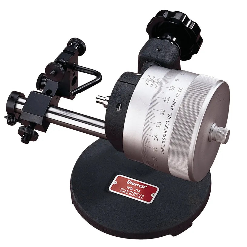 Starrett - Indicator Tester Mic Head 0-1in Range .0001in Grad | 716X