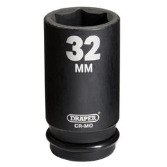 Action - 32mm 3/4" Drive 6-point Metric Deep Thin Wall Impact Socket | 61141032