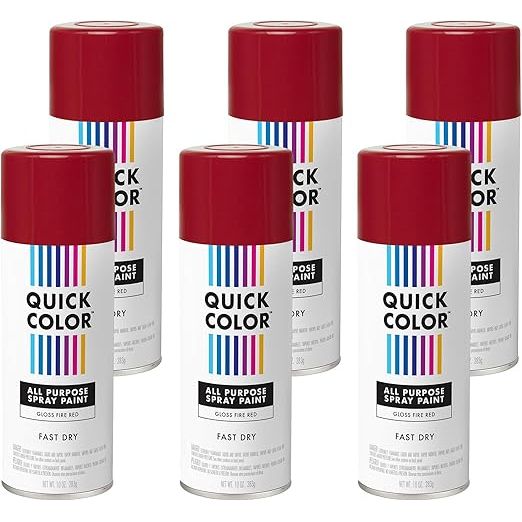 Rust-Oleum - Quick Colour Gloss Red Spray 283G