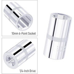 Trax - 1/4" - Drive 10mm Deep Socket | ARX-HS1410L