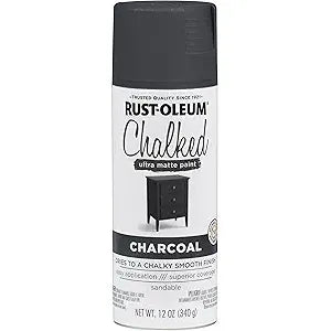 Rust-Oleum - Chalked Paint Charcoal - Spray 340g