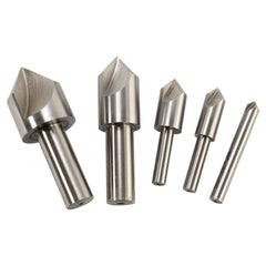 Precision Specialty Tools - Countersink HSSE 3 Flute 90° TiAlN Coated Set of 5 Noga | NGSSETCO
