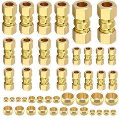 AIP - POWAFLO HOSE CONNECTOR CLICK-ON BRASS - 12MM | 28-800-BR12EC