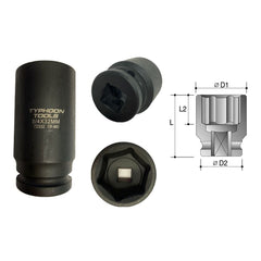 Typhoon Tools - 3/4" Dr Deep Impact Socket 11-16" | 72378