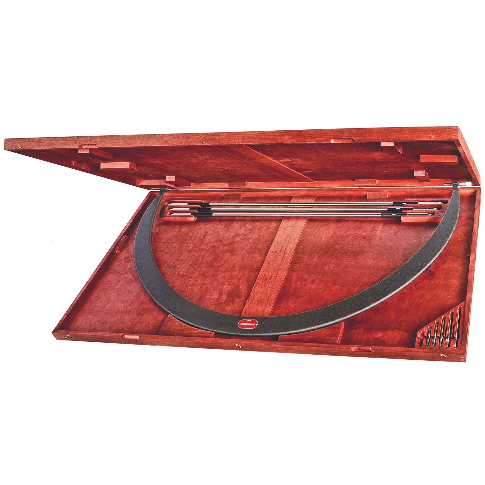 Starrett - Tubular Bow Type Micrometer 54in-60in .001in Grad Case | 724LZ-60