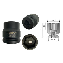 Typhoon Tools - 41mm 1 1/2" DR Impact Socket | 72553