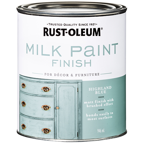 Rust-Oleum - Milk Paint Highl& Blue - Quart 946ml