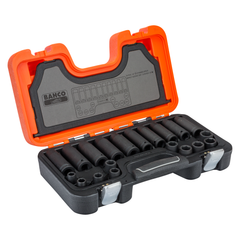 Bahco - 20 piece 1/2" Long & Standard Impact Socket Set | D-DD/S20