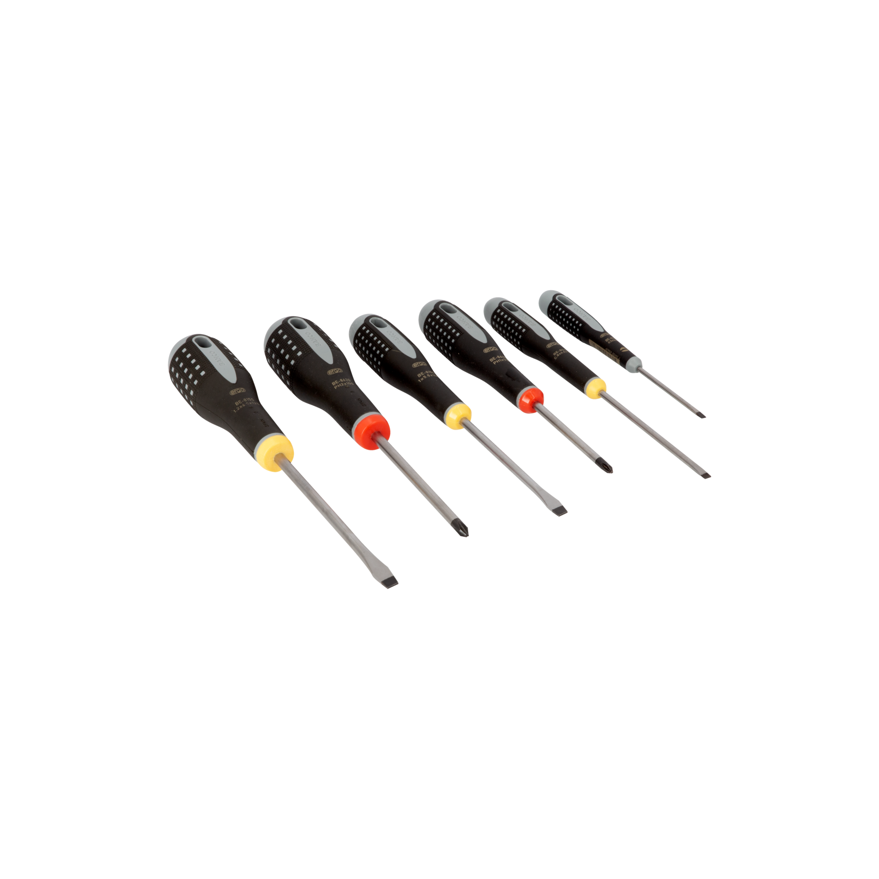Bahco - ERGO handled 6 piece Screwdriver Set | BE-9881