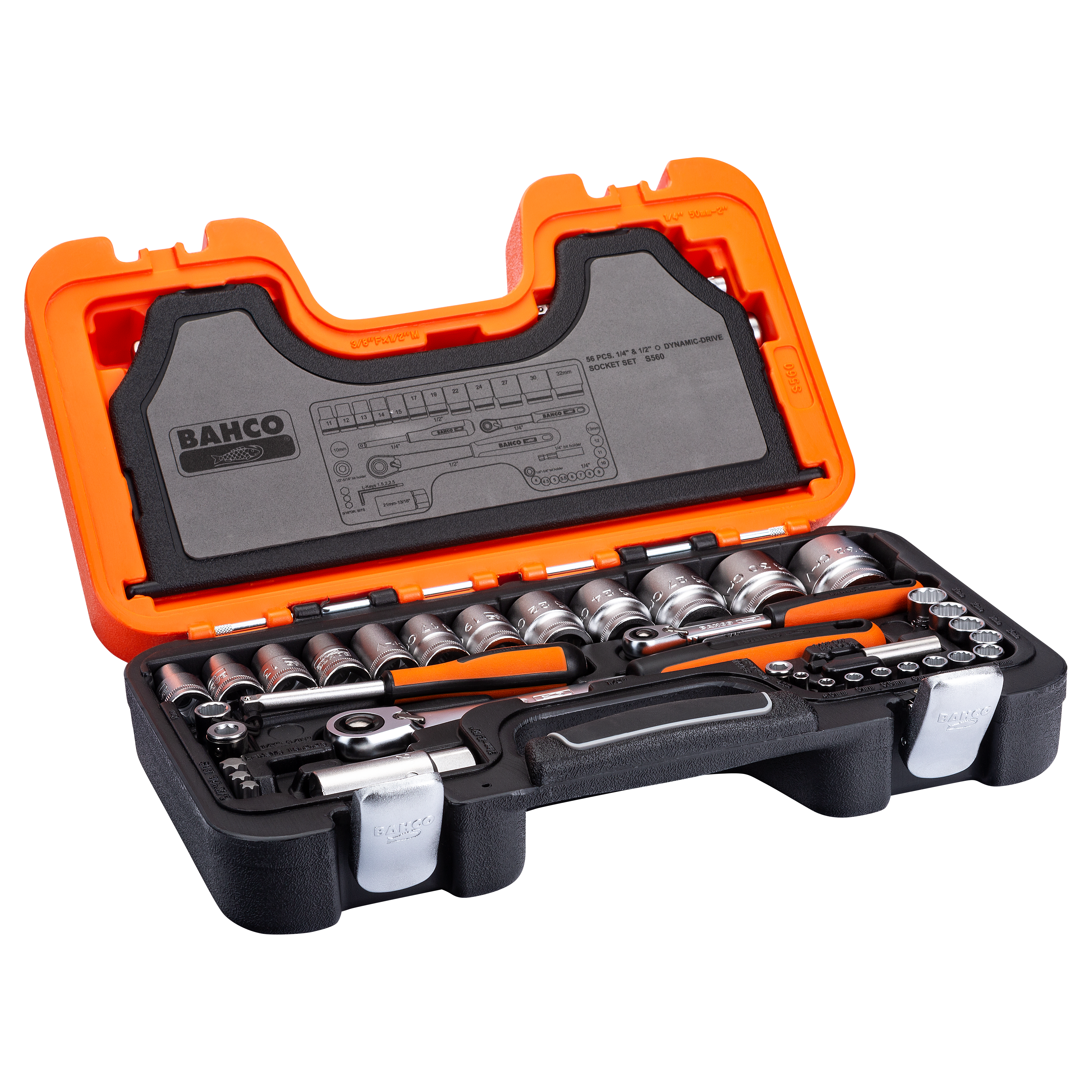 Bahco - Socket Set 1/4" & 1/2" | S560