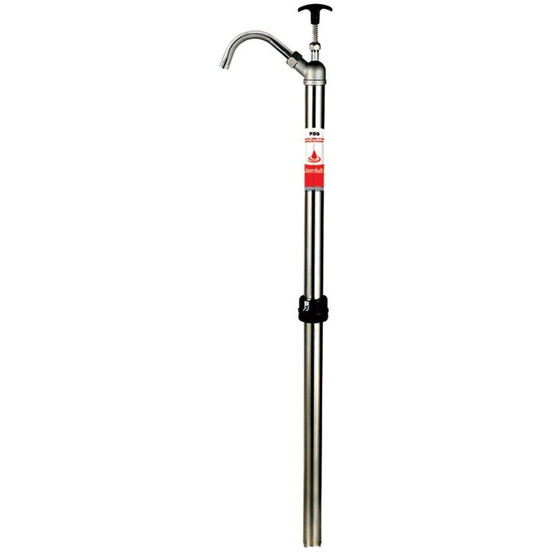 Alemlube - Stainless Steel Push Pull Action Drum Pump With Teflon Seals – Suits 60/205L Drums | 733