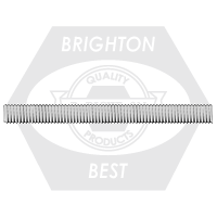 Brighton Best - M16-2.00x1 M - METRIC MILD STEEL THREADED ROD ZINC COARSE | 737060