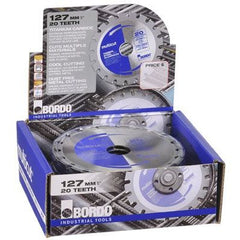Bordo - 127mm x 20T Multicut Blades - 10 Pce Display Box | 7450-12720T
