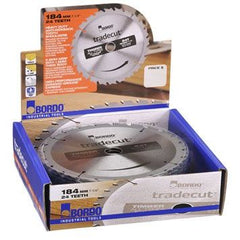 Bordo - 184mm x 24T Tradecut Blade - 10Pk Box | 7451-18424T