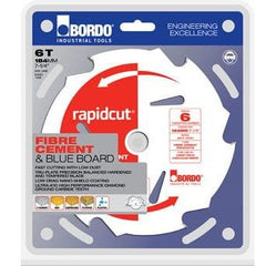 Bordo - 184mm x 6T Rapidcut Cement Sheet Blade | 7456-1846
