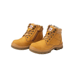 Maxisafe - Bondi - Cougar 6 Wheat Lace Up Side Zip Collar Boot Composite Toe - Size 11 - 11 - Carton Of 8 | BONDI-11-8