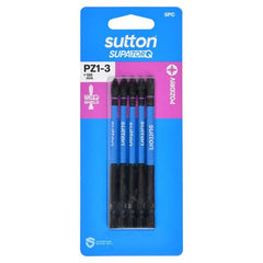 Sutton Tools - 50mm Screwdriver Bit S202 Supatorq Pozidriv Pz2 10Pk | S202H10B02