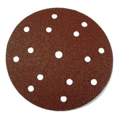PFERD - Velstick Paper Disc 15 Hole E28V Aluminium Oxide Stearated E Weight - 150mm E28V 60 Grit | 75600684 50