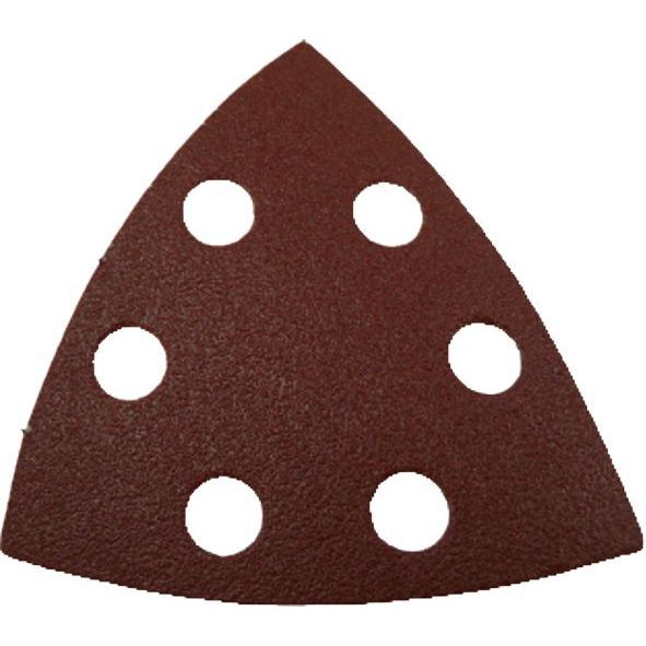 PFERD - Delta Type Velstick Disc 6 Hole E28V Aluminium Oxide Stearated E Weight - 93 x 93mm E28V 100 Grit | 75601433 1
