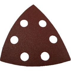 PFERD - Delta Type Velstick Disc 6 Hole E28V Aluminium Oxide Stearated E Weight - 93 x 93mm E28V 100 Grit | 75601433 1