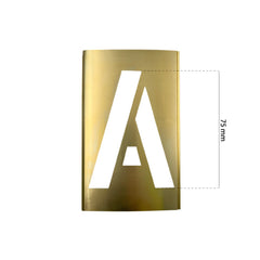 Dy-Mark - Interlocking Stencil A-Z 75mm | 13711075