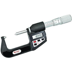 Starrett - Elec. Dig. Screw Thread Comparator Mic 0-25mm (0-1in) Range | 760MEFL